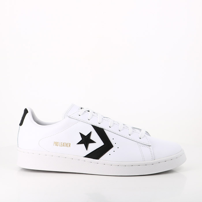 Converse chaussures converse pro leather ox white black white noir