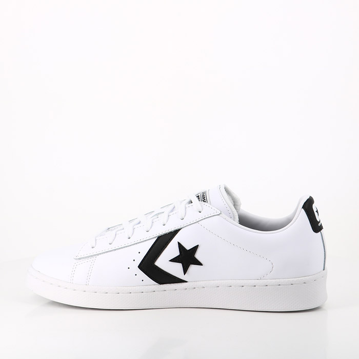 Converse chaussures converse pro leather ox white black white noir1480001_3