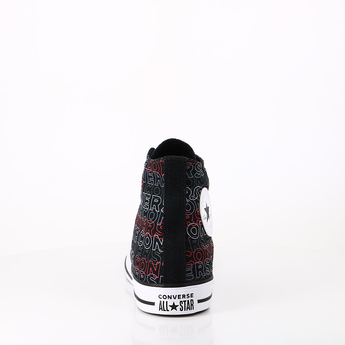 Converse chaussures converse hi black university red white noir1482701_2