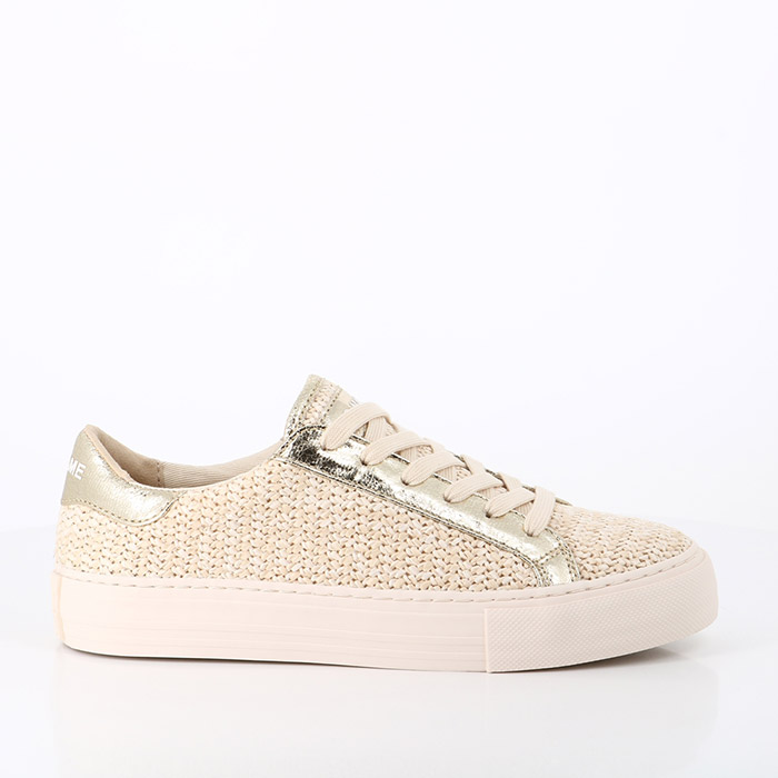 No name chaussures no name arcade sneaker rattan lunar sand gold beige