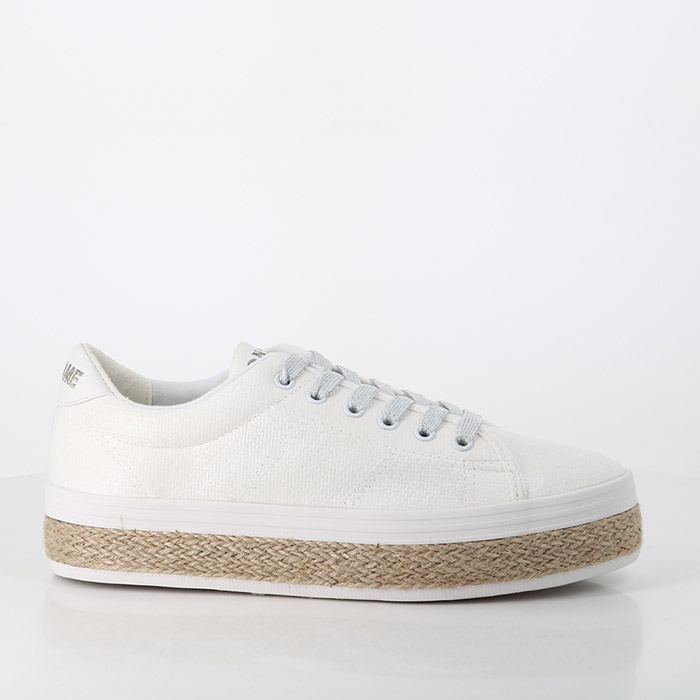 No name chaussures no name malibu sneaker braidy white blanc