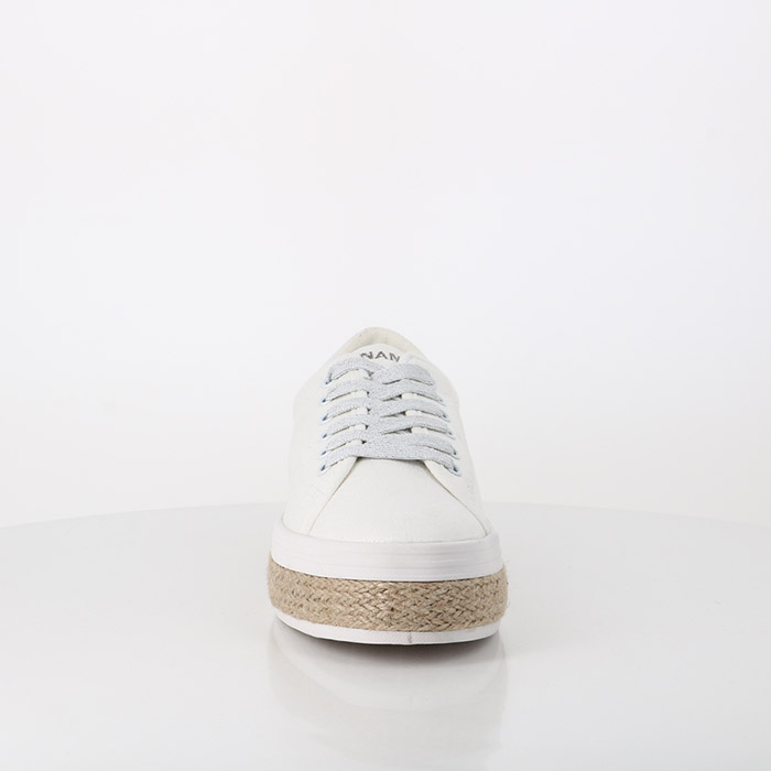 No name chaussures no name malibu sneaker braidy white blanc1483301_4