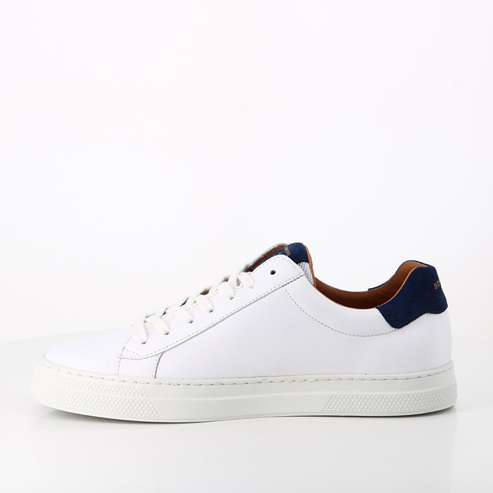 Schmoove chaussures schmoove spark clay nappa suede white blue blanc1484301_3