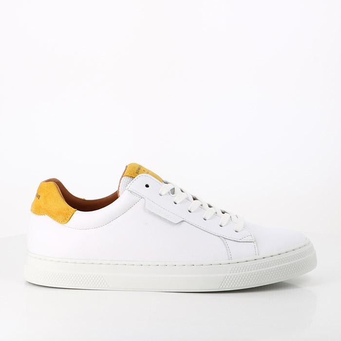 Schmoove chaussures schmoove spark clay nappa suede white safran blanc