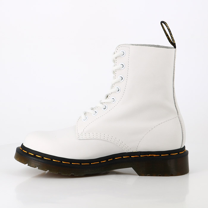 Dr martens chaussures dr martens boots 1460 pascal cuir virginia optical white blanc1484701_3