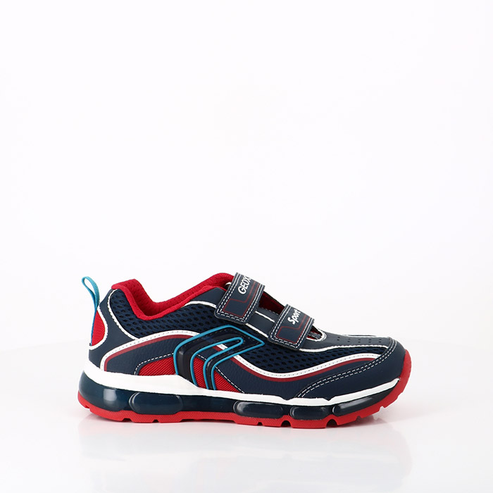 Geox chaussures geox enfant j android b. c navy red bleu