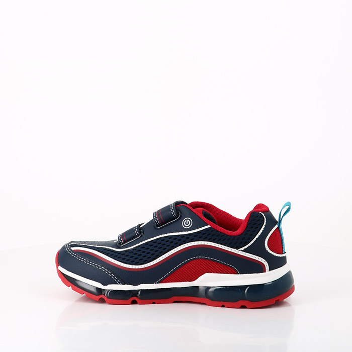 Geox chaussures geox enfant j android b. c navy red bleu1485901_3