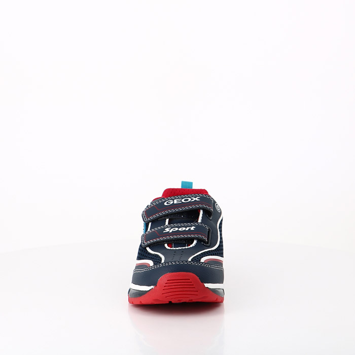 Geox chaussures geox enfant j android b. c navy red bleu1485901_4