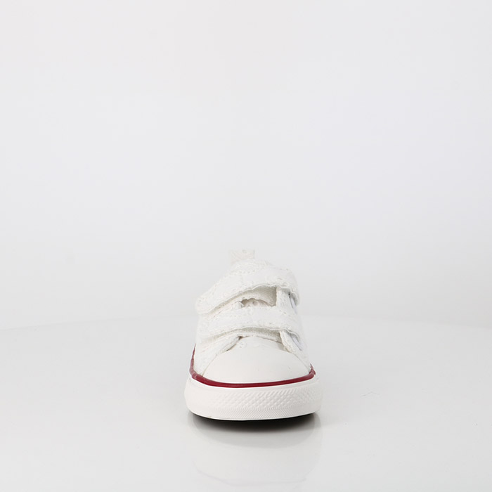 Converse chaussures converse bebe chuck taylor all star 2v ox white garnet midnight navy blanc1486901_4