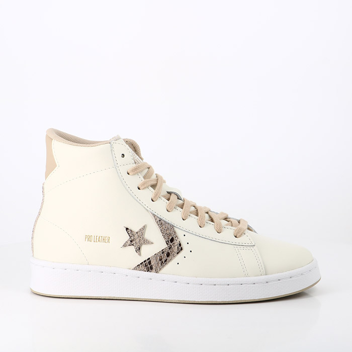 Converse chaussures converse pro leather snake print egret nomad egret beige