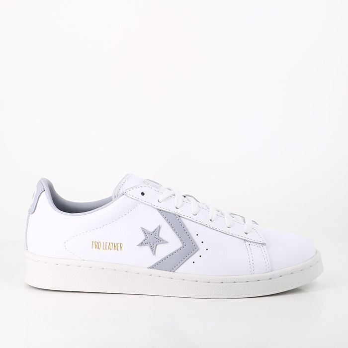 Converse chaussures converse pro leather ox white gravel white blanc