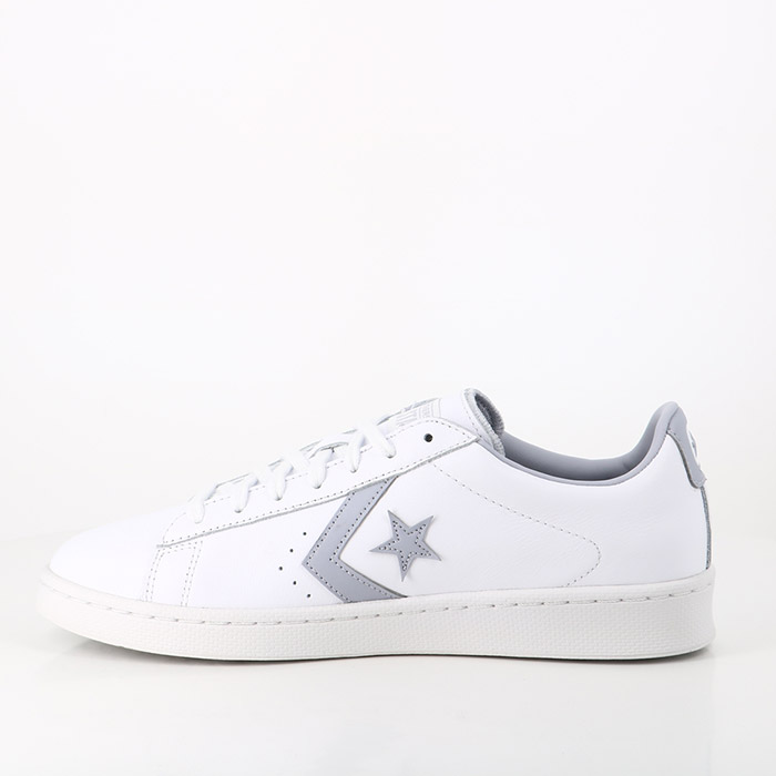 Converse chaussures converse pro leather ox white gravel white blanc1488001_4