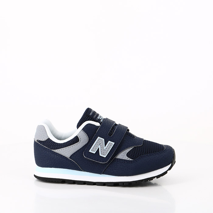 New balance chaussures new balance enfant yv393cbk outerspace uv glo bleu