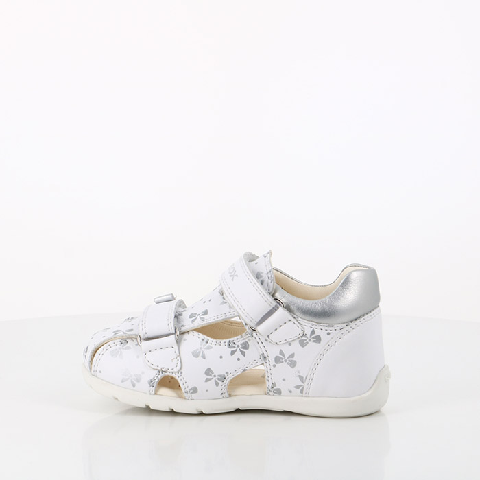 Geox chaussures geox bebe kaytan white silver argent1492201_3