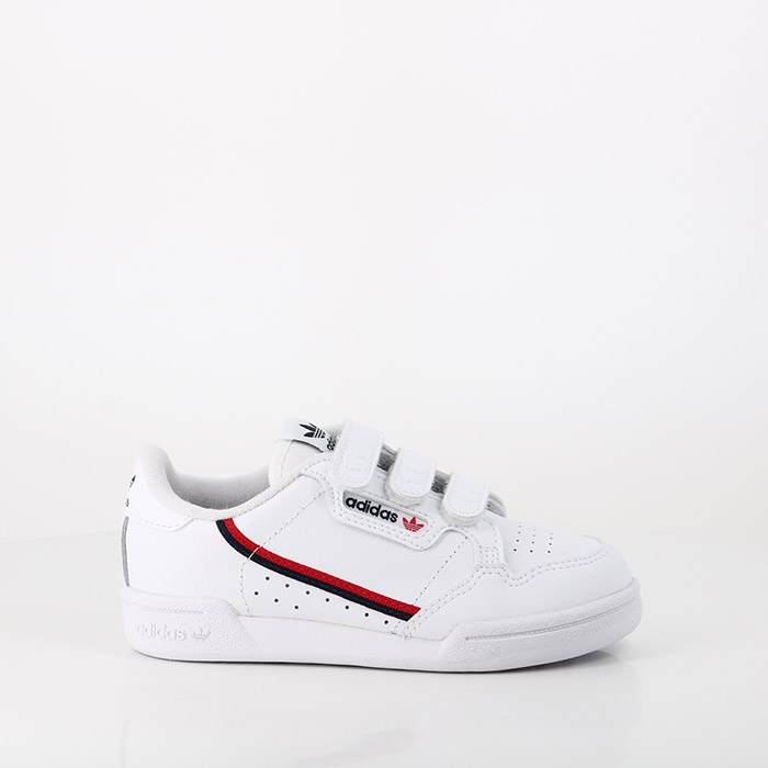 Adidas chaussures adidas enfant continental cloud white cloud white scarlet blanc