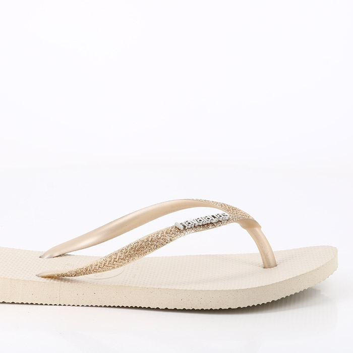 Havaianas chaussures glitterii beige