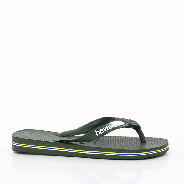 Havaianas chaussures havaianas brasil logo green olive vert1496401_3