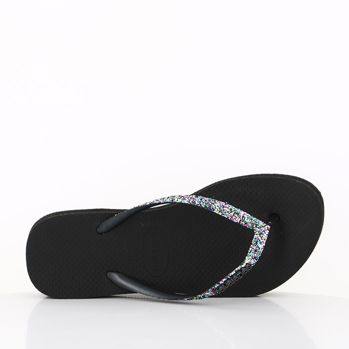 Havaianas chaussures flatformglitterblack noir1498201_2