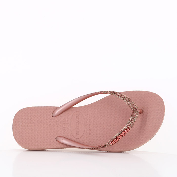 Havaianas chaussures havaianas slim glitter ii crocus rose