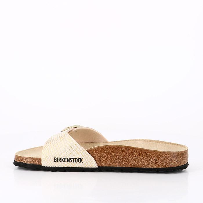 Birkenstock chaussures birkenstock madrid shiny python eggshell beige1508601_3