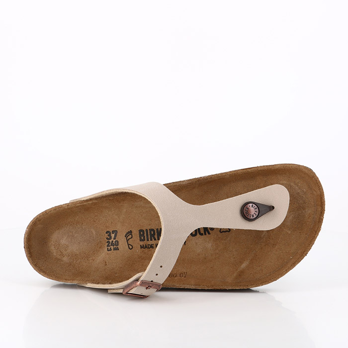 Birkenstock chaussures birkenstock gizeh bs ice beige