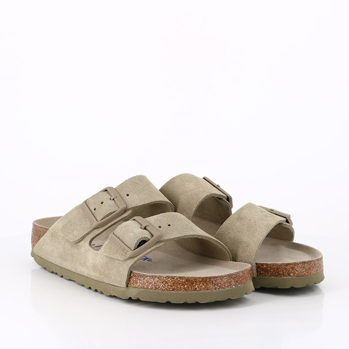 Birkenstock chaussures birkenstock arizona sfb suede faded khaki khaki1509501_5