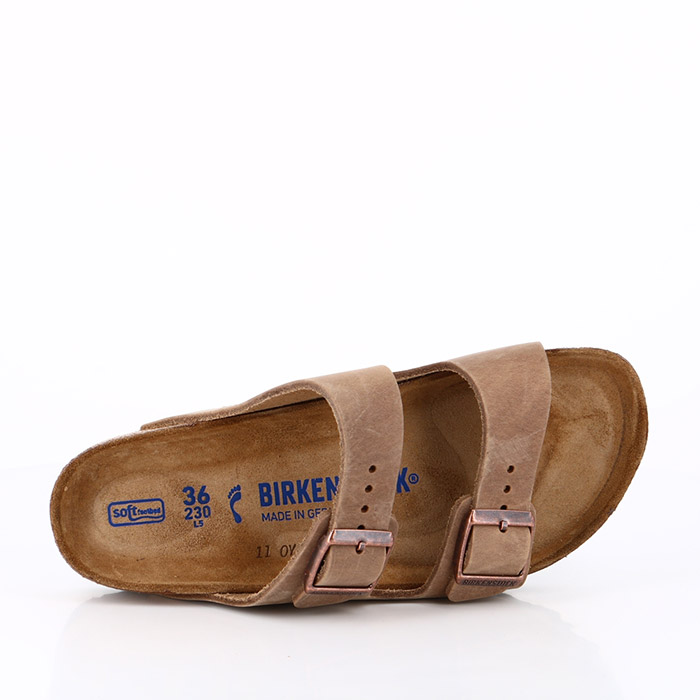 Birkenstock chaussures birkenstock arizona sfb tabacco brown marron