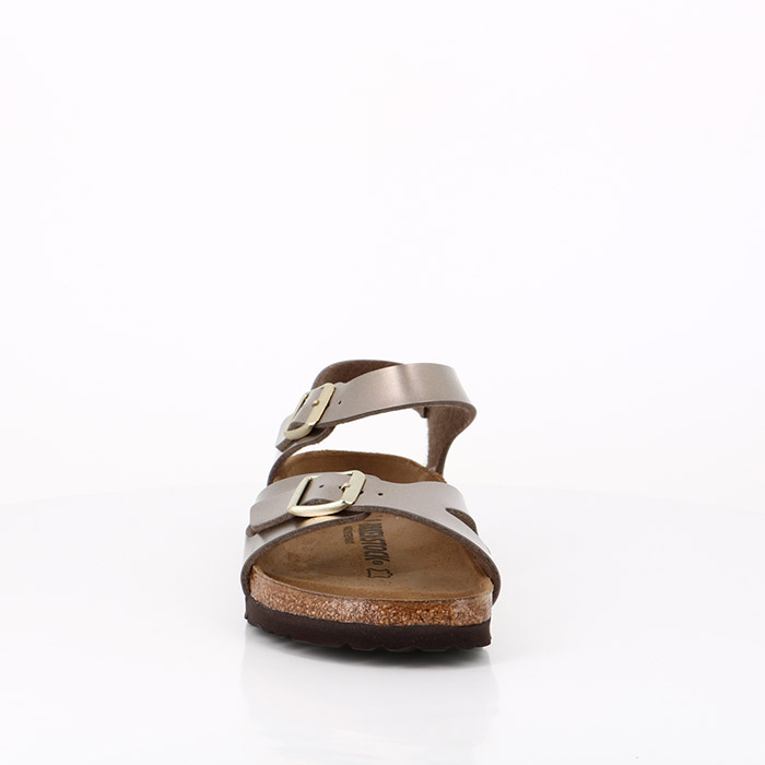 Birkenstock chaussures birkenstock rio bs electric metallic taupe marron1510301_3