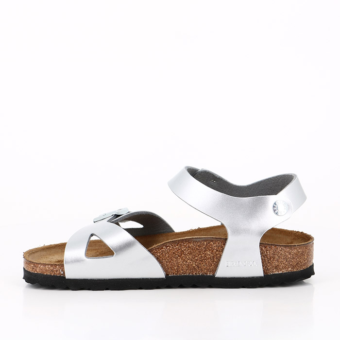 Birkenstock chaussures birkenstock rio electric metallic silver argent1510401_3