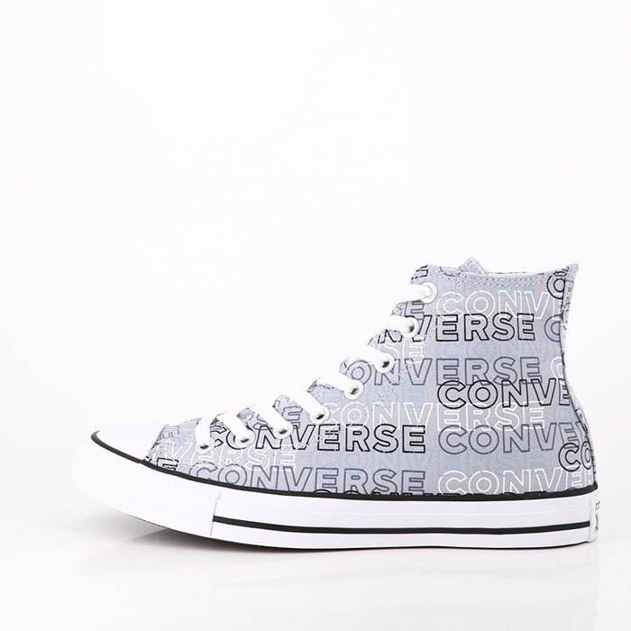 Converse chaussures converse chuck taylor all star hi gravel black white gris1510801_2