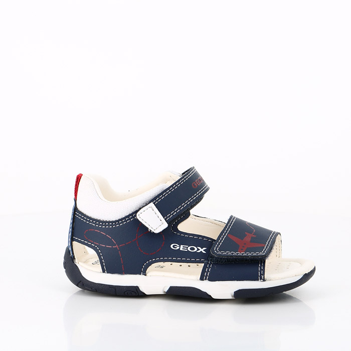 Geox chaussures geox bebe sandale tapuz navy red bleu