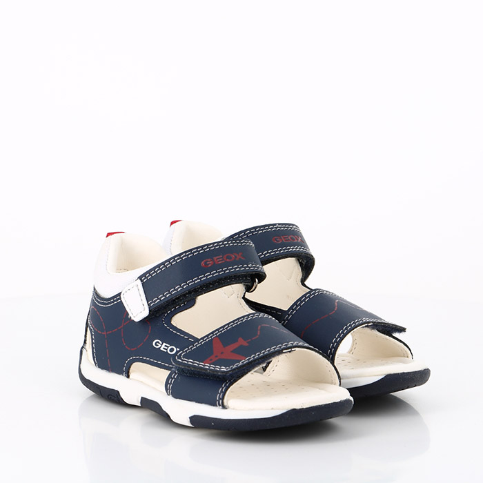 Geox chaussures geox bebe sandale tapuz navy red bleu1511001_4