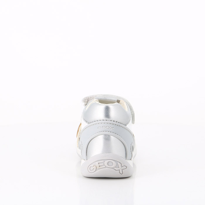 Geox chaussures geox bebe each white silver blanc1511101_3