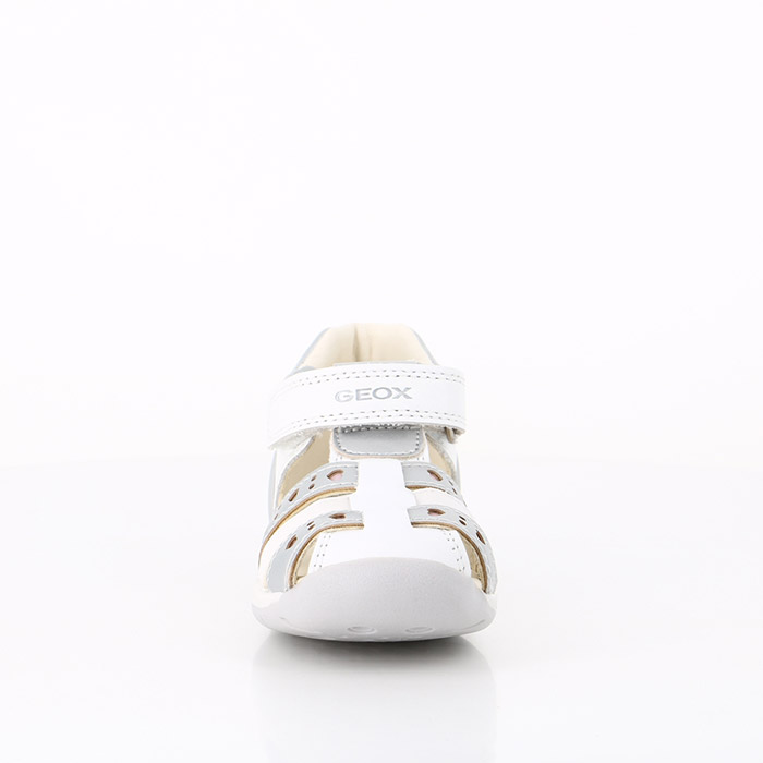 Geox chaussures geox bebe each white silver blanc1511101_4