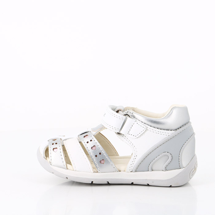 Geox chaussures geox bebe each white silver blanc1511101_5