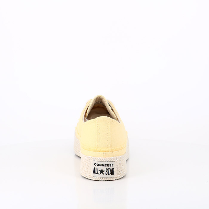 Converse chaussures converse espadrille chuck taylor all star ox gateau a la banane blanc jaune1511401_3