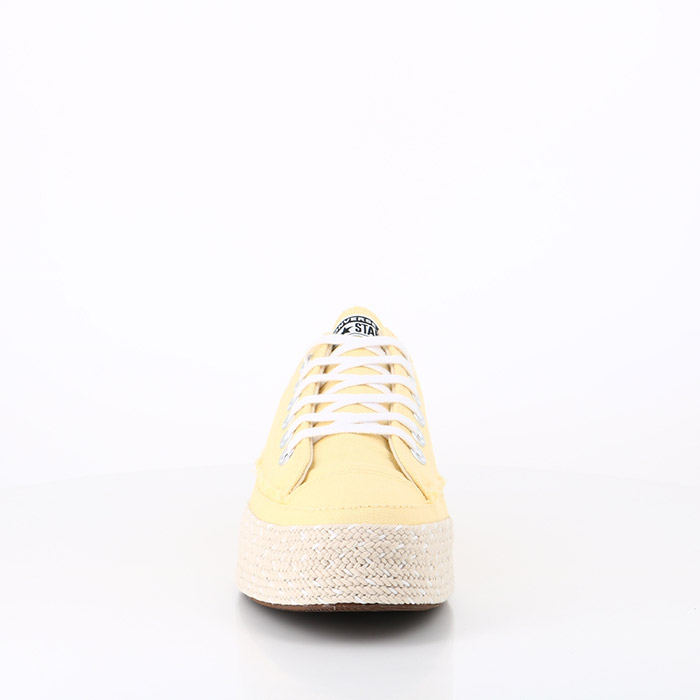 Converse chaussures converse espadrille chuck taylor all star ox gateau a la banane blanc jaune1511401_4