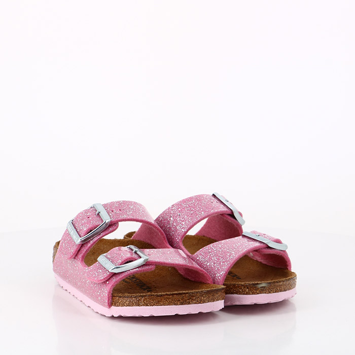 Birkenstock chaussures birkenstock enfant arizona cosmic sparkle candy pink rose1511901_5