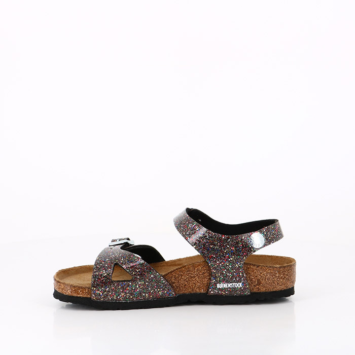 Birkenstock chaussures birkenstock enfant rio cosmic sparkle black multi noir1519101_3