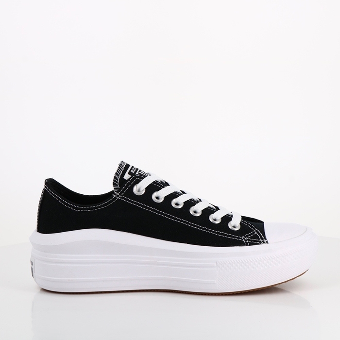 Converse chaussures converse chuck taylor all star canvas color move basse noir blanc blanc noir