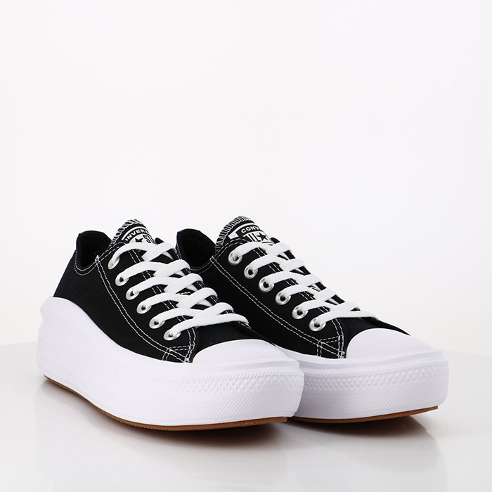 Converse chaussures converse chuck taylor all star canvas color move basse noir blanc blanc noir1519201_3