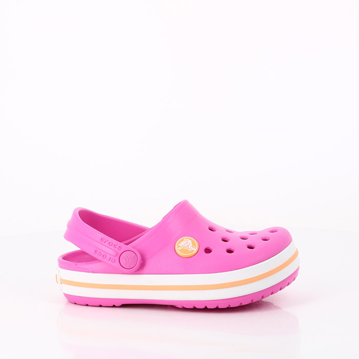 Crocs chaussures crocs bebe kids’ crocband clog electric pink cantaloupe rose1521201_1