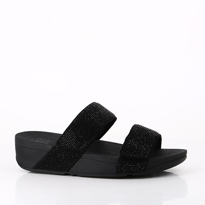 Fitflop chaussures fitflop mina crystal slides black noir