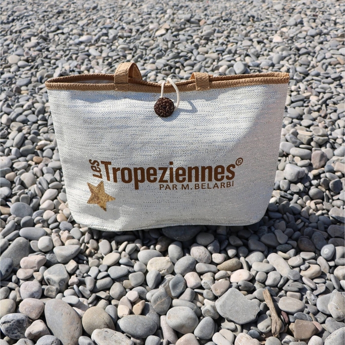 Les tropeziennes accessoires les tropeziennes sac blanc shopping panama 