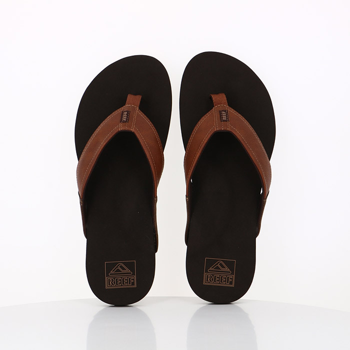 Reef chaussures reef newport guys sandals tan marron