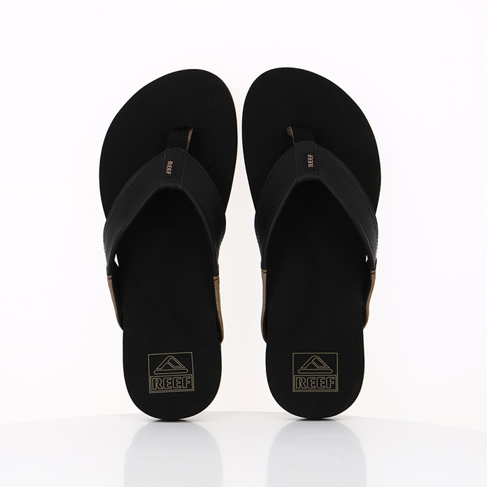 Reef chaussures reef newport guys sandals black noir1526901_1