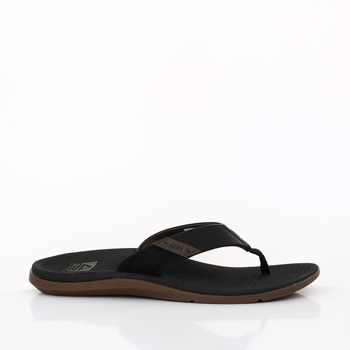 Reef chaussures reef santa ana  guys sandals black noir1527201_3