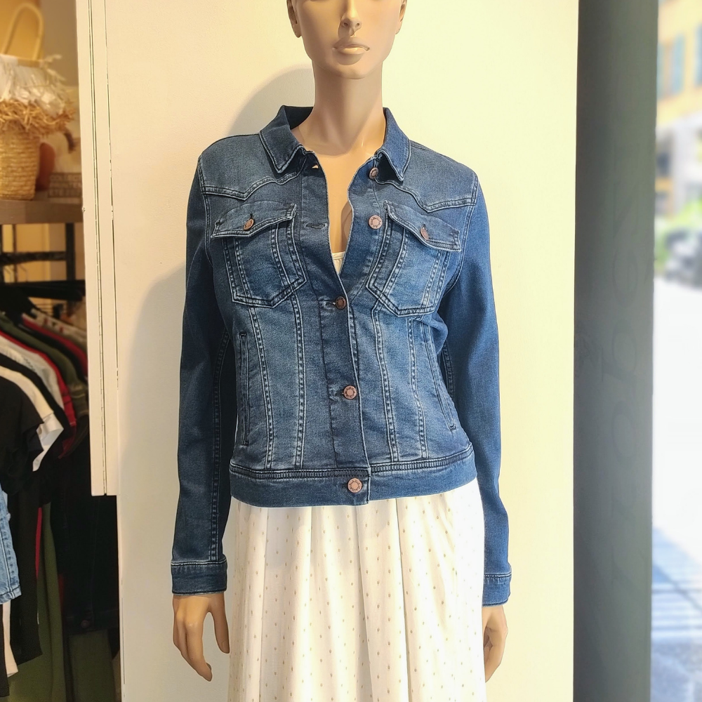 Les tropeziennes accessoires les tropeziennes veste denim bleu