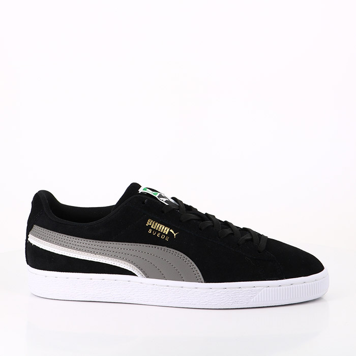 Puma chaussures puma suede triplex puma black steel gray p white noir