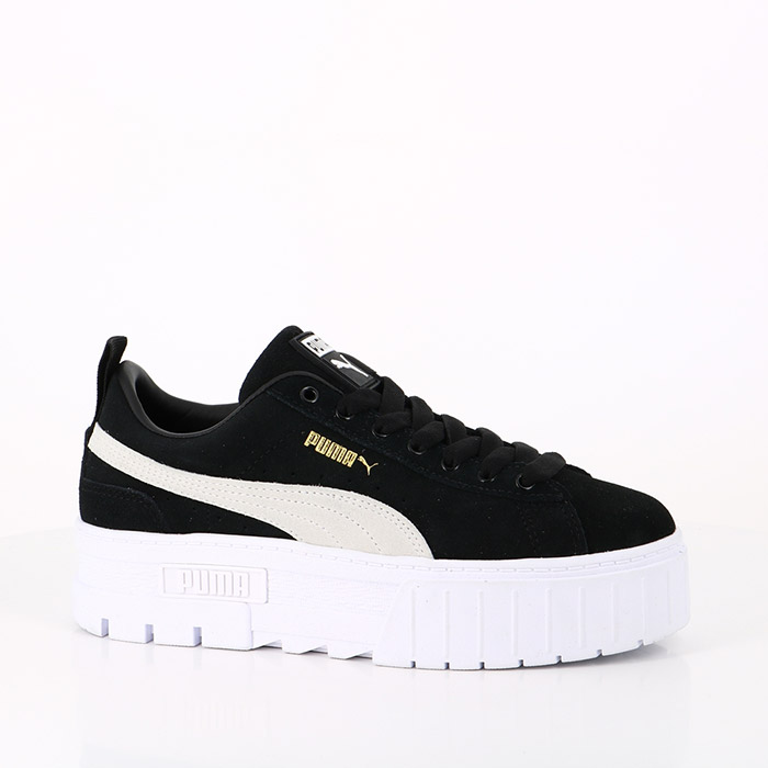 Puma chaussures puma baskets mayze puma black puma white noir